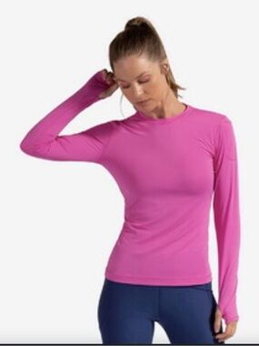 2 for $30 sale: Bloq UV lilac pink long sleeve UV protective active shirt - M
